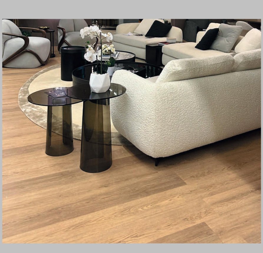 Piso vinílico acabado madera